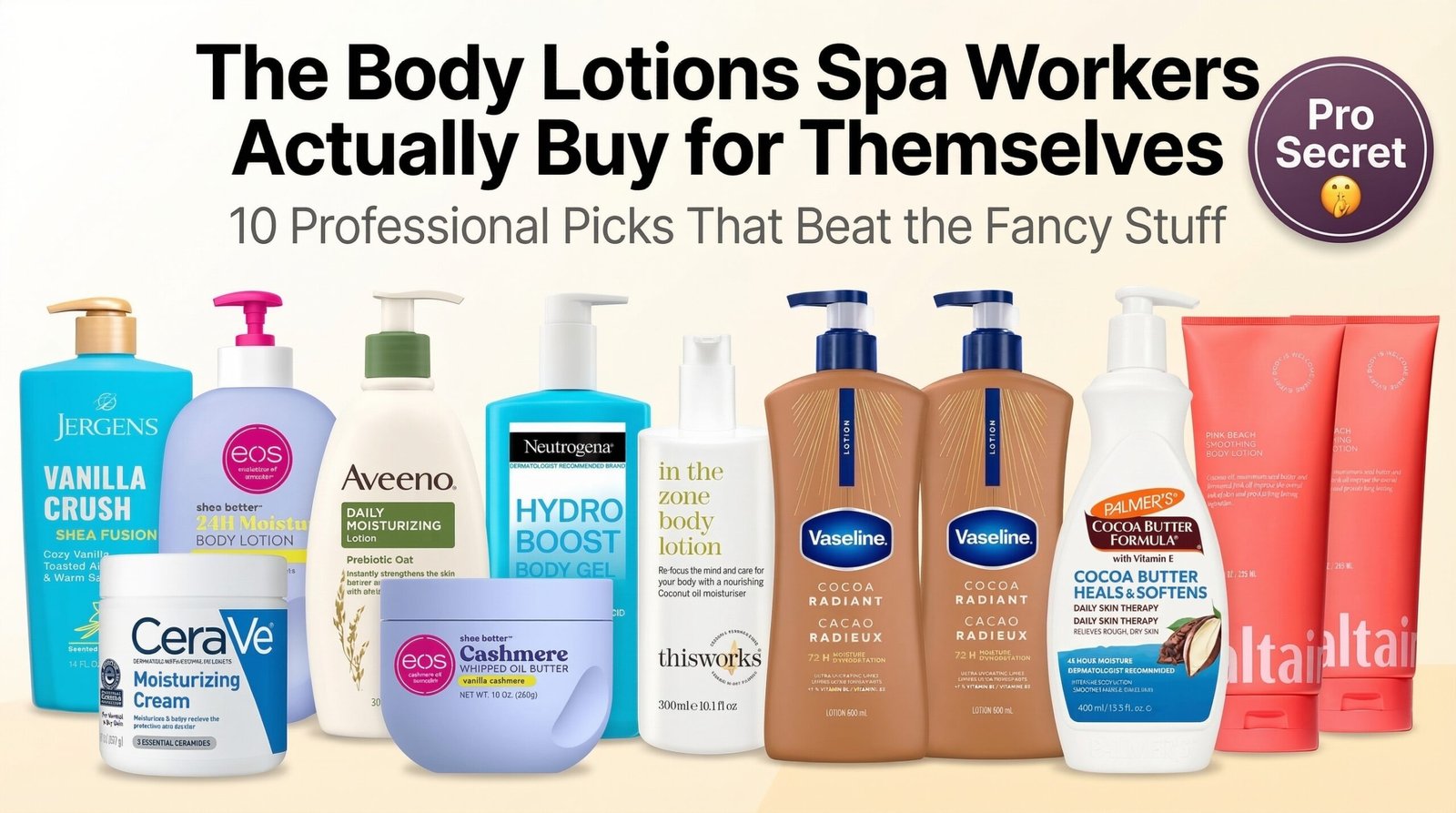 The Body Lotions Spa Workers Actually Buy for Themselves