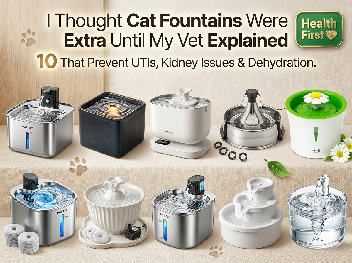 I Thought Cat Fountains Were Extra Until My Vet Explained