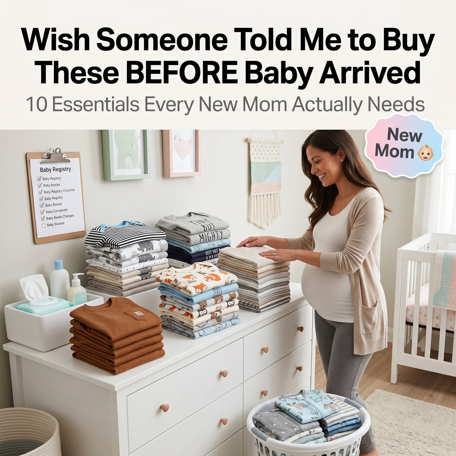 Wish Someone Told Me to Buy These BEFORE Baby Arrived