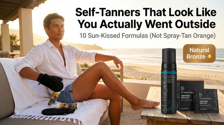 We reviewed the 10 best self-tanners, tanning oils, and bed lotions on Amazon in 2026 — from Bro Glo’s men’s-specific starter bundle and Dr. Dennis Gross’s AHA+BHA clinical face tanner, to St.Tropez’s classic 11,000-review original mousse, L’Oréal’s budget towelettes with 15,000+ reviews, b.tan’s x4000 maximum-intensity bed lotion, and Hawaiian Tropic’s iconic coconut tanning oil spray. There is something on this list for every type of tanner.