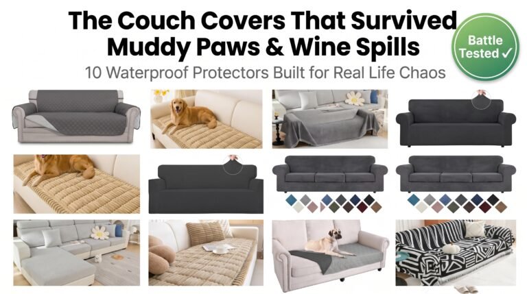 The Couch Covers That Survived Muddy Paws & Wine Spills