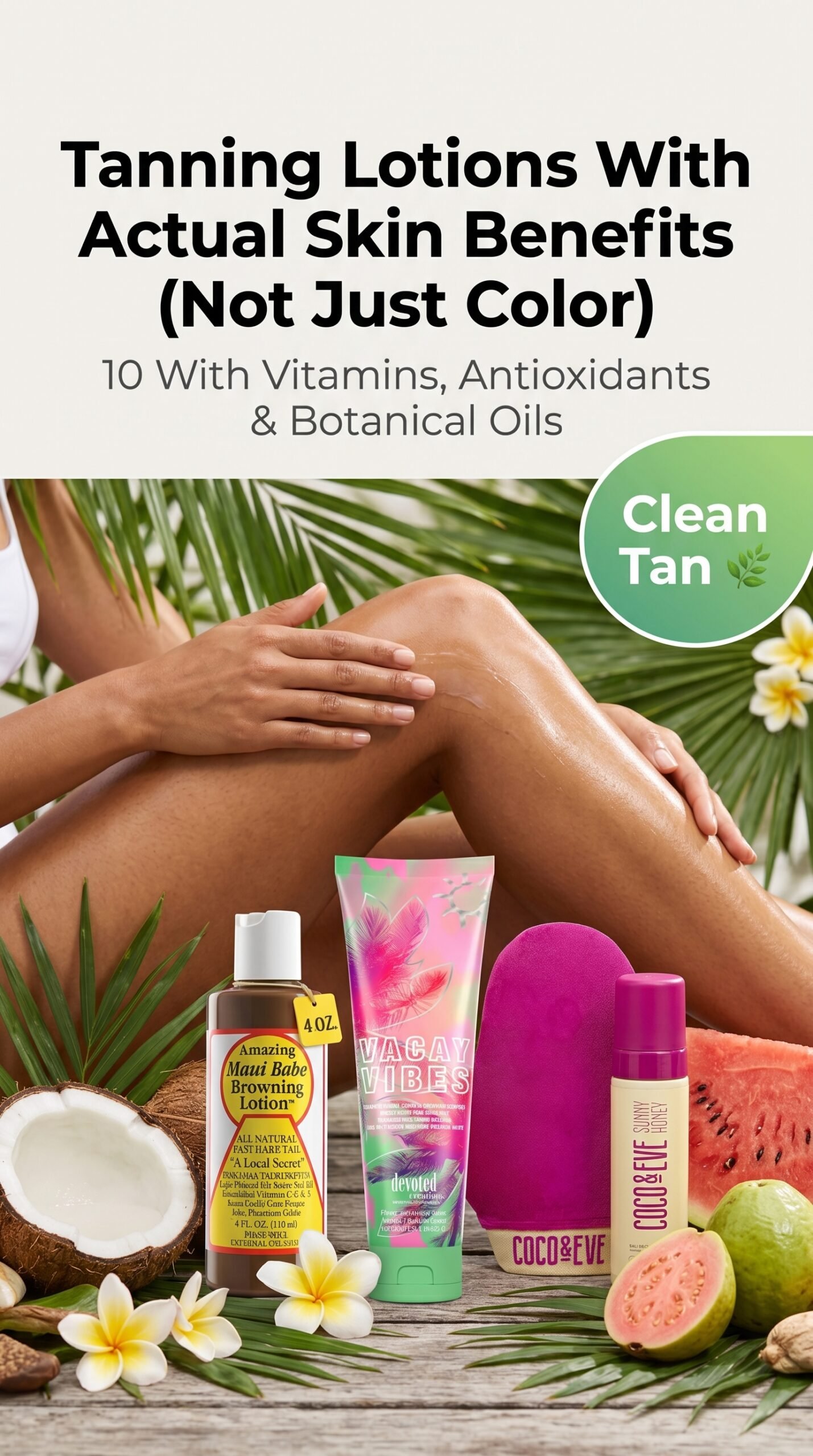 Tanning Lotions With Actual Skin Benefits (Not Just Color)